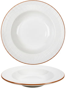 Assiettes creuses Cookinglife Stratton ø 22 cm - Assiettes à pâtes - 6 pièces