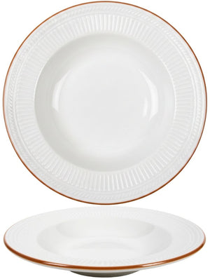 Assiettes creuses Cookinglife Stratton ø 22 cm - Assiettes à pâtes - 6 pièces