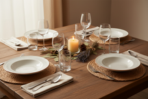 Assiettes creuses Cookinglife Stratton ø 22 cm - Assiettes à pâtes - 6 pièces