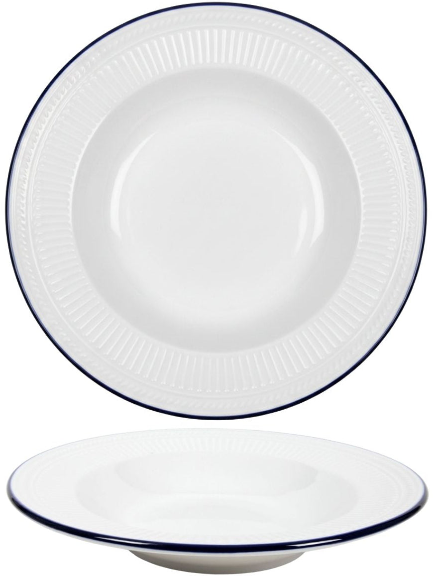 Assiettes creuses Cookinglife Whitmore ø 22 cm - Assiettes à pâtes - 6 pièces