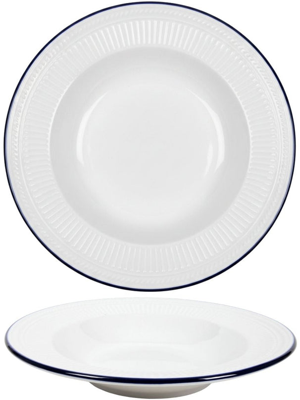 Assiettes creuses Cookinglife Whitmore ø 22 cm - Assiettes à pâtes - 6 pièces