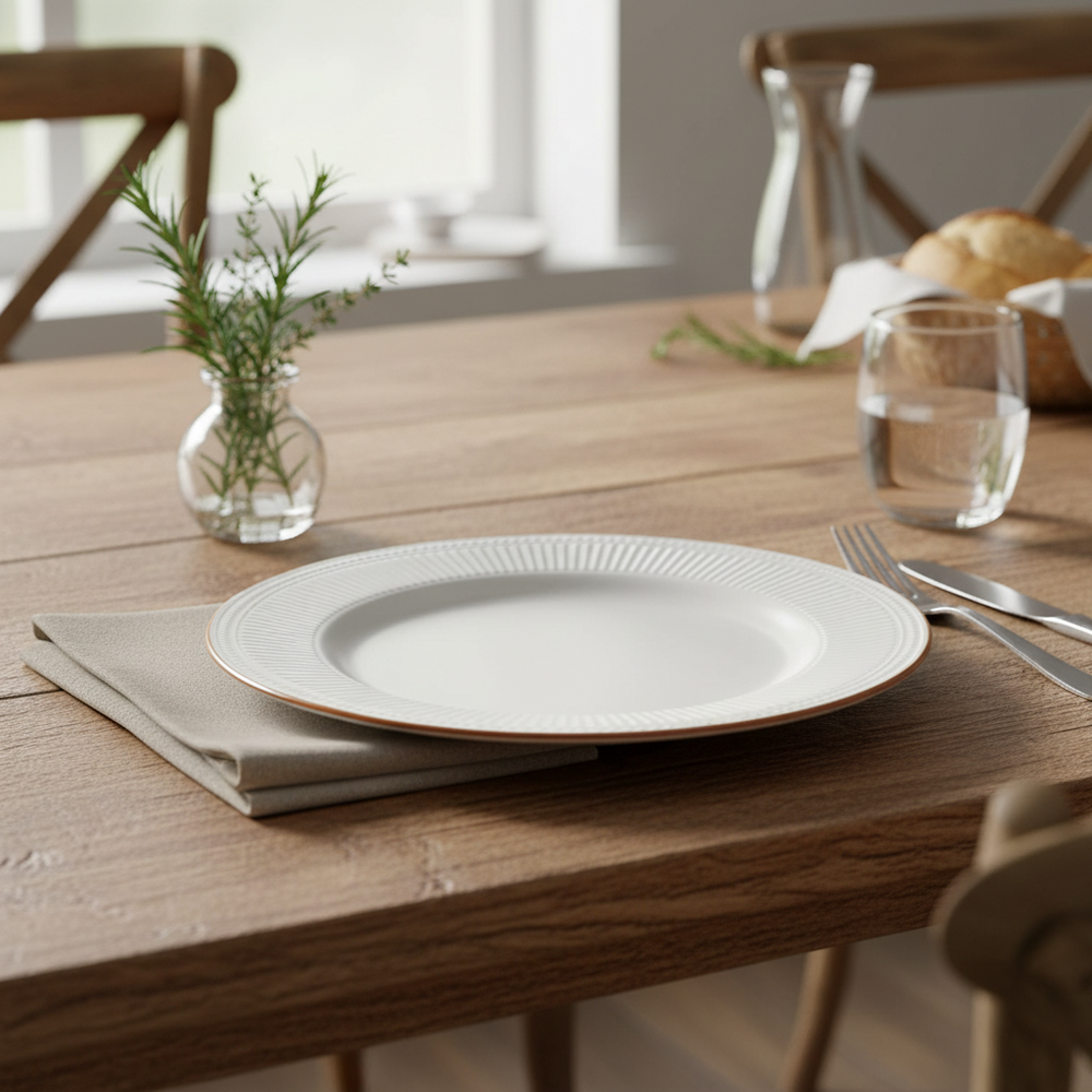 Assiettes plates Cookinglife Stratton ø 27 cm - 6 pièces