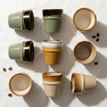Ensemble de Tasses à espresso Cookinglife Nomad Ridge 100 ml - 6 pièces