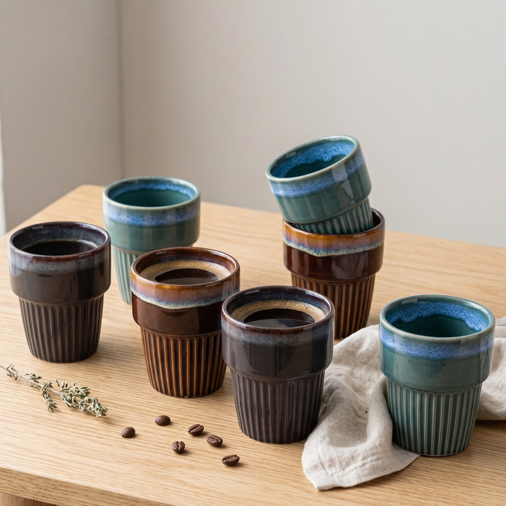 Tasses à café / Tasses Senseo Cookinglife - Horizon - 200 ml - 6 pièces