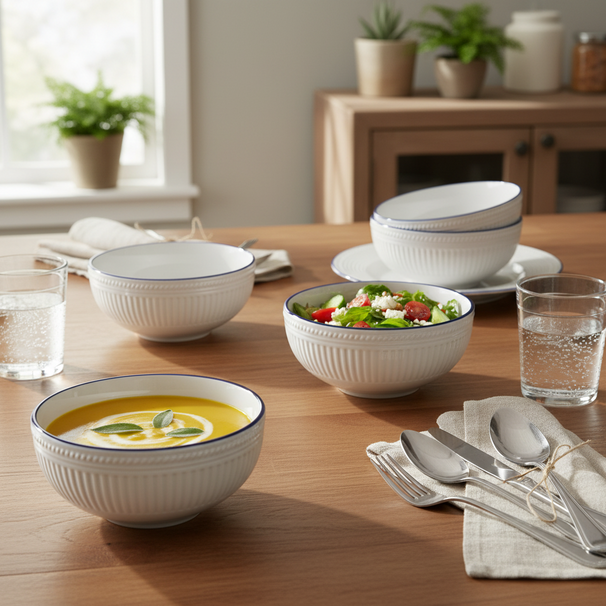 Ensemble de Bols Cookinglife Whitmore ø 15.5 cm - Bols à soupe - 6 pièces