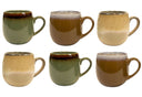 Ensemble de Mugs Cookinglife Nomad Orb 450 ml - 6 pièces
