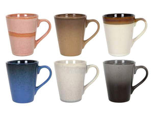 Ensemble de tasses à café Studio Tavola - avec anse - Earth - 310 ml - 6 pièces