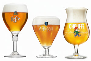 Set de verres à bière Leffe - Verres à dégustation - 330/300/250 ml - 3 pièces
