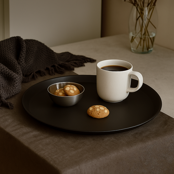 Plateau de service Cookinglife - Antidérapant - Bar Essential - Ø 35,5 cm