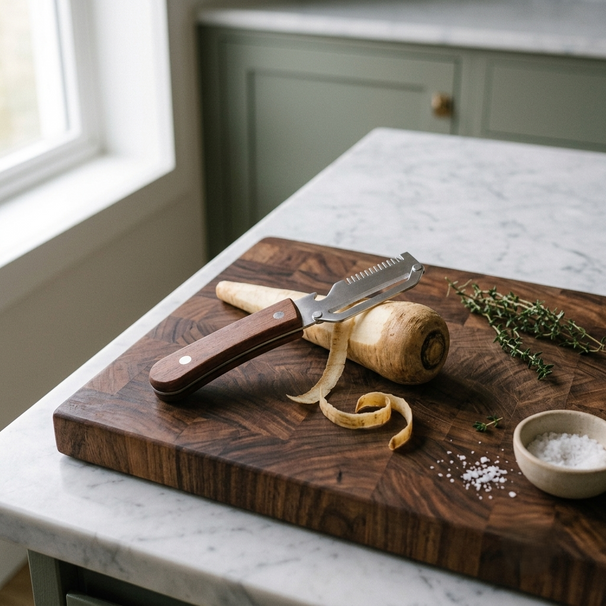 Éplucheur & Coupe-julienne Cookinglife - Bois - Multifonction 3-en-1