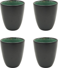 Ensemble de tasses à café Cookinglife - en gres - Borneo - 190 ml - 4 pièces