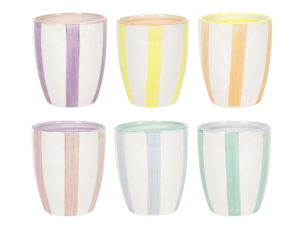 Cookinglife Tasses à café / Tasses Senseo Spring Vibes 180 ml - 6 pièces