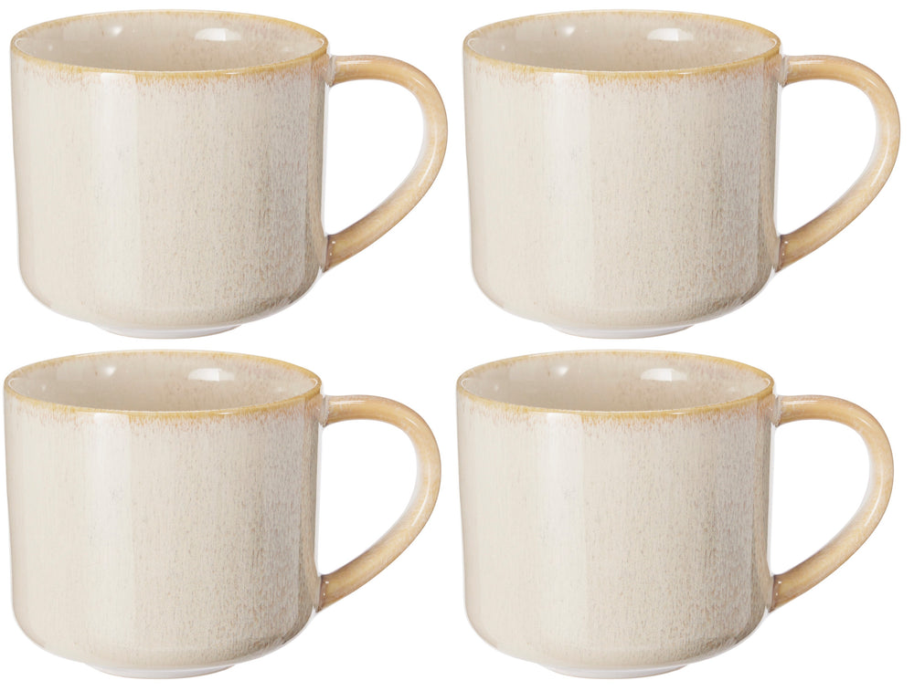 Set de mugs à café Cookinglife - Tasses à café - Serene - 330 ml - 4 pièces