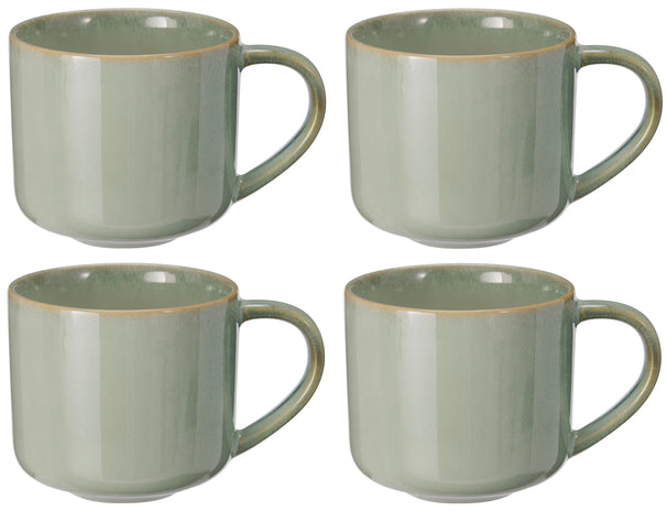 Ensemble de mugs Cookinglife - Mugs à café - Serene - 330 ml - 4 pièces