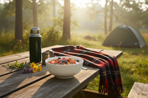 Ensemble de bols Cookinglife - en mélamine - CampVibe - Ø 16,8 cm - 4 pièces