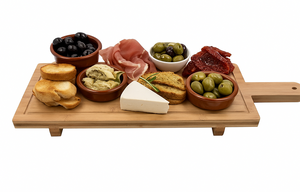 Planche de service Cookinglife - Planche à tapas - Bambou Organique - 58 x 19 cm