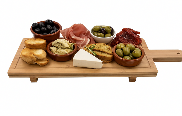 Planche de service Cookinglife - Planche à tapas - Bambou Organique - 58 x 19 cm