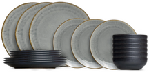 Ensemble de vaisselle Cookinglife - 6 personnes - Nola Warm Grey - 18 pièces