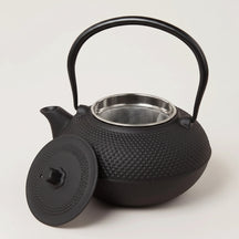 Théière Cookinglife Arare avec filtre en inox - Fonte noire - 1.5 litre
