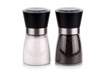 Ensemble de moulins à poivre et à sel Cookinglife - en verre - 13 cm - 2 pièces