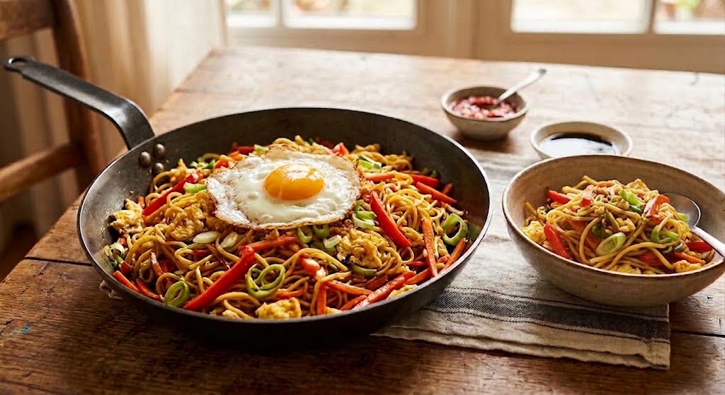 Un bami classique que vous préparez facilement à la maison.