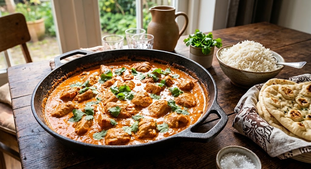 Classique indienne avec une sauce tomate veloutée