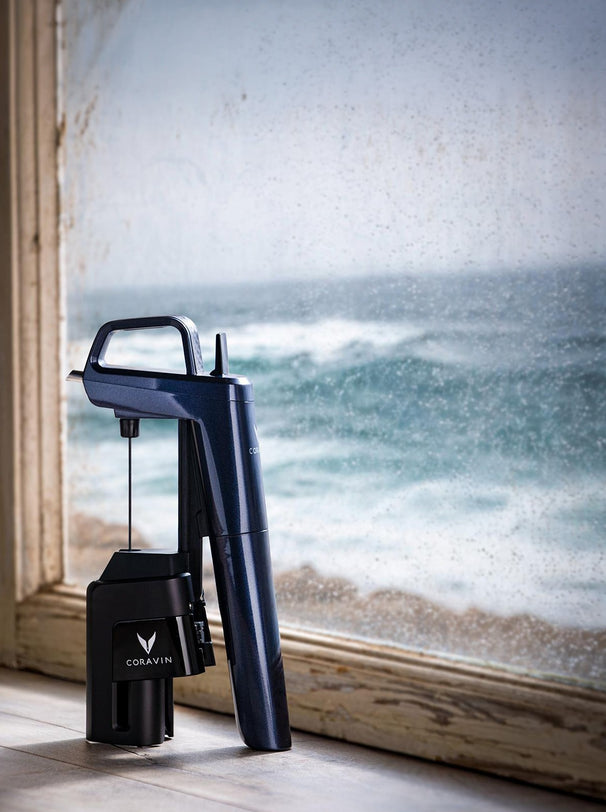 Système à vin Coravin Timeless Six+ - Ocean Blue - Édition limitée