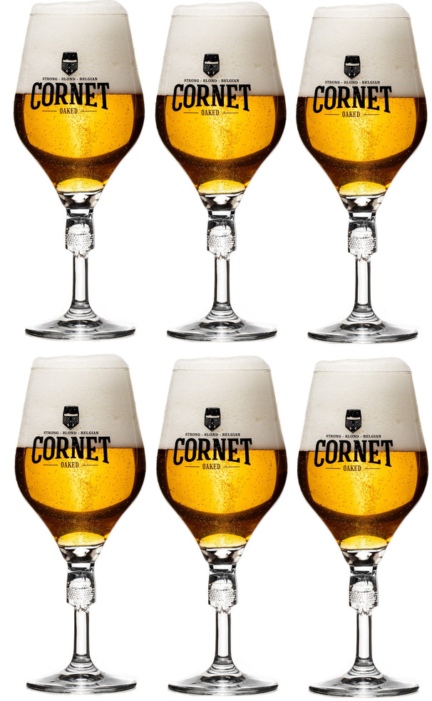 Ensemble de verres à bière Cornet - en verre - Cornet - 330 ml - 6 pièces