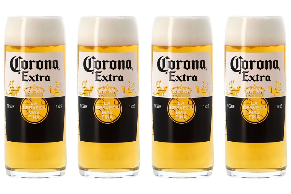 Verres à bière Corona 330 ml - 4 pièces