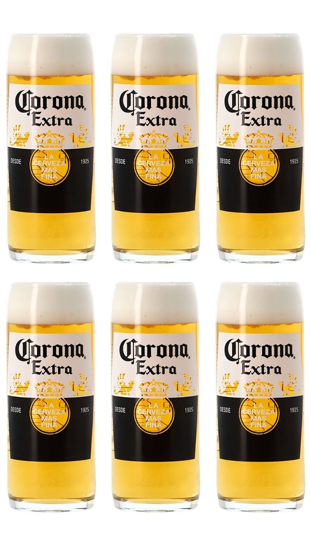 Verres à bière Corona 330 ml - 6 pièces