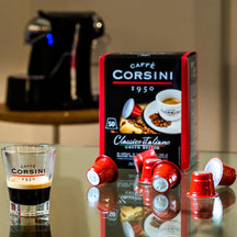 Caffè Corsini Capsules de café Classico Italiano Gusto - pour Nespresso - 50 capsules