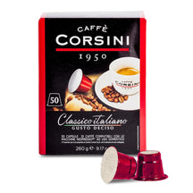 Caffè Corsini Capsules de café Classico Italiano Gusto - pour Nespresso - 50 capsules