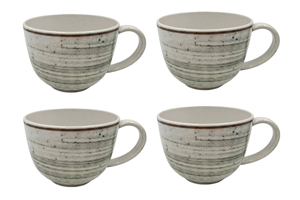 Cosy & Trendy Mugs Sintra Ivy Green 350 ml - 4 pièces