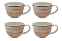 Cosy & Trendy Mugs Sintra Terracotta 350 ml - 4 pièces