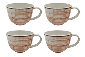 Cosy & Trendy Mugs Sintra Terracotta 350 ml - 4 pièces