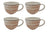Cosy & Trendy Mugs Sintra Terracotta 350 ml - 4 pièces