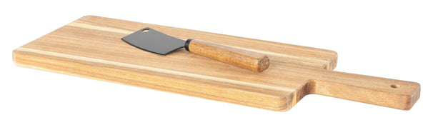 Cosy & Trendy Planche à fromage en bois avec couteau à fromage - Bois d'acacia - 41 x 15 cm