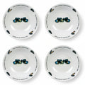 Cosy & Trendy Assiette Creuse / Assiette à Moules Deco ø 23 cm - 4 Pièces