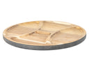 Cosy & Trendy Plateau apéritif à 4 compartiments - Bois d'acacia - ø 29,5 cm