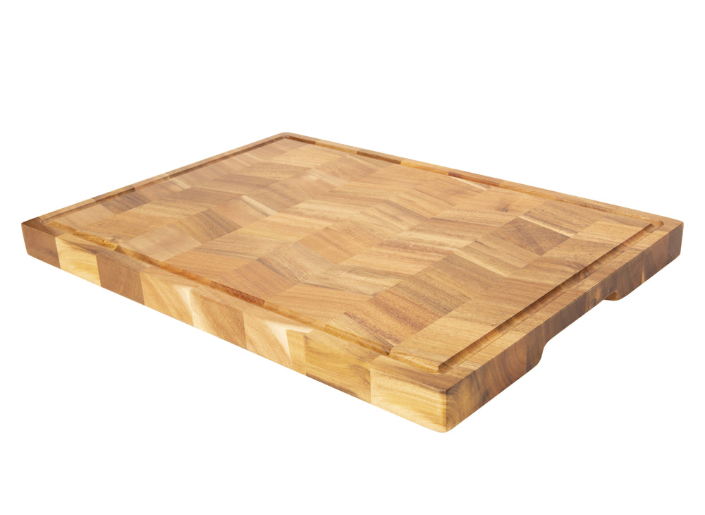 Cosy & Trendy Houten Snijplank met Sapgeul - Acacia Kopshout - 46 x 33 cm