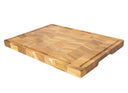 Planche à découper en bois avec rigole à jus Cosy & Trendy - Acacia bois de bout - 46 x 33 cm