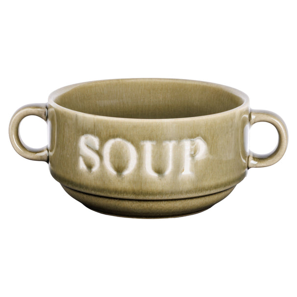 Cosy & Trendy Bols à soupe / Bols Soup Vert ø 12 cm / 450 ml - 4 pièces