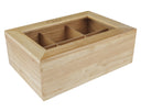 Cosy & Trendy Boîte à thé / Coffret à thé - Bois - 6 compartiments - 34 x 23 x 12 cm