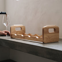 Casier à vin Cosy & Trendy en bois - Empilable - 4 bouteilles