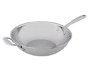 Wok Cosy & Trendy Classic Inox ø 30 cm - compatible avec toutes les sources de chaleur - sans revêtement antiadhésif