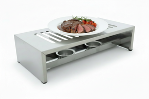 Chauffe-plat Cosy & Trendy - Plaque chauffante - en inox - 26,4x14,9x7 cm