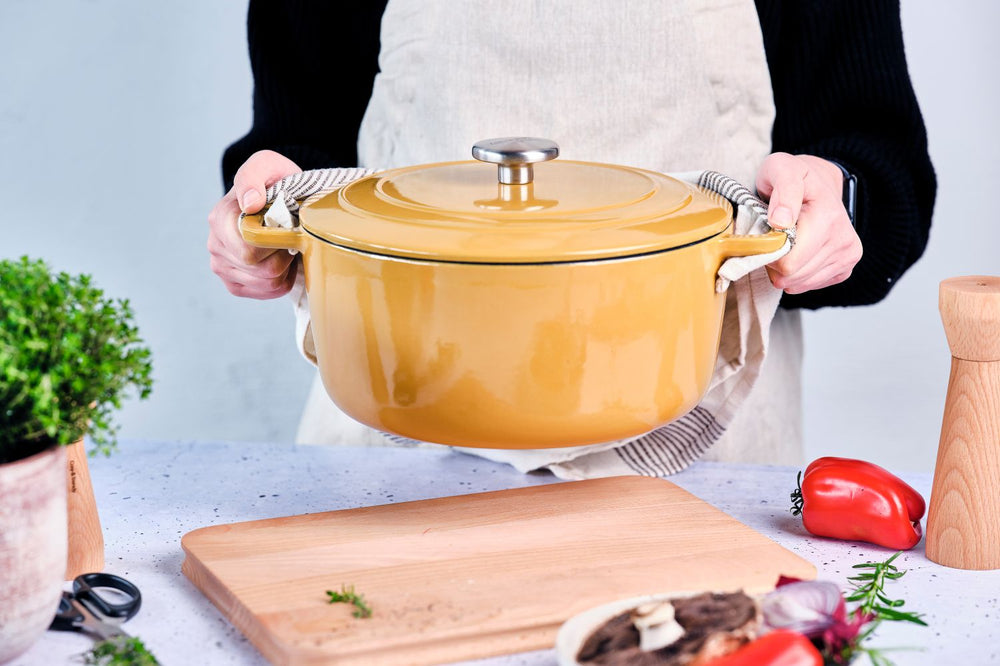 Cocotte en fonte Cosy & Trendy - Faitout rond - Fontestic - Ø 28 cm