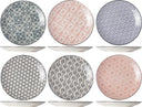Set d'assiettes de dîner Cosy & Trendy - en gres - Delirio - Ø 24 cm - 6 pièces