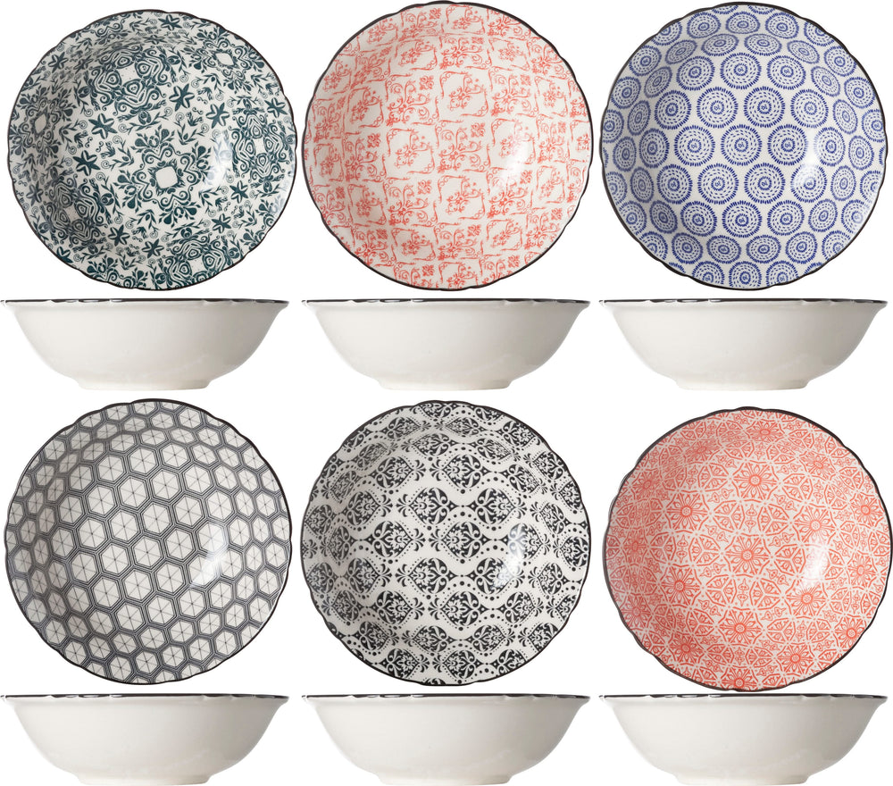 Ensemble de bols Cosy & Trendy - Bols à soupe - Delirio - ø 15 cm - 6 pièces