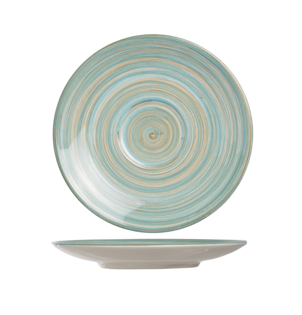 Set de soucoupes a cafe Cosy&Trendy - en faience - Turbolino - Ø 17 cm - 6 pièces